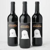 U bent een geBoost Etiket Halloween Ghost Wine (Flessen)