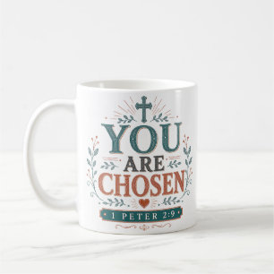 U bent een geïnspireerde christelijke quote koffiemok