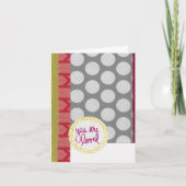 U bent een geliefde 4" x 5,6" gevouwen Kaart (Voorkant)