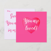 U bent een geliefde Kaart (Voorkant / Achterkant)