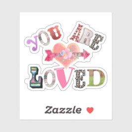 U bent een geliefde prijsopgave sticker