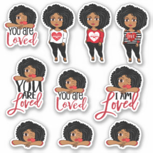 U bent een geliefde Sticker