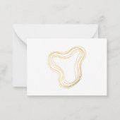 "U bent een geschenk" Inspirerend Note Kaart Notitiekaartje (Achterkant)