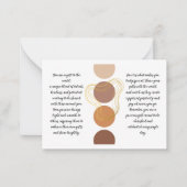 "U bent een geschenk" Inspirerend Note Kaart Notitiekaartje (Voorkant)