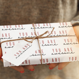 U bent een Geweldige papierflatset van 3 Inpakpapier Vel