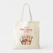 U bent een Geweldige rood en roze kat Tote Bag (Achterkant)