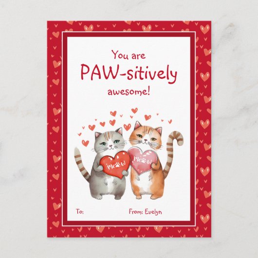 U bent een Geweldige Valentijnse Classroom met dra Briefkaart (Voorkant)