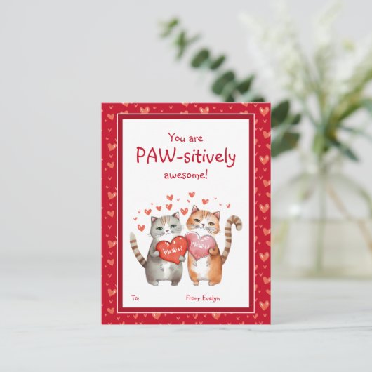 U bent een Geweldige Valentijnse Classroom met dra Briefkaart (Staand voorkant)