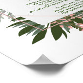 U BENT EEN Groen poster 12 x 12 poëzie Wall Art (Hoek)