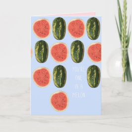 "U bent één het Wenskaart van het Fruit in van een Bedankkaart