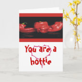 U bent een hottie kaart (Gele Bloem)