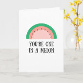 U bent één in een Kaart van de Verjaardag van de (Gele Bloem)