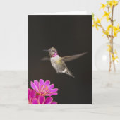 U BENT EEN KAART VAN DE VERJAARDAG VAN HUMMER (Gele Bloem)