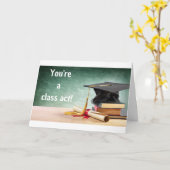 **U BENT EEN KLASSE ACT** AFSTUDEREN KAART (Gele Bloem)