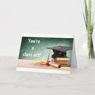 **U BENT EEN KLASSE ACT** AFSTUDEREN KAART