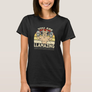 U bent een lasterende werkout van Llama Bodybuildi T-shirt
