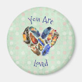 U bent een liefdevol ontwerp voor de hartverwarmin magneet (Voorkant)