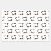 U bent een liefdevolle papierverzameling inpakpapier vel (Voorkant 2)