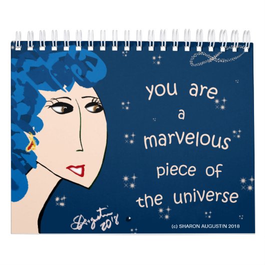 U BENT EEN MARVELEUS STUK VAN DE UNIVERSE KALENDER (Hoes)