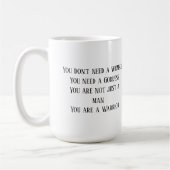 U bent een Mok van de Koffie van de Warrior met Jo (Links)