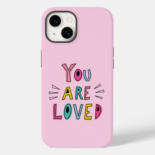 U bent een Motivatie prijsopgave met roze Case-Mate iPhone Case (Achterkant)