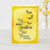 U bent een nieuwe Kaart voor Baptisme bij creatie (Gele Bloem)