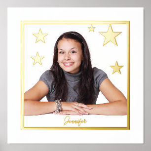 U bent een Poster Ster Folie Accent Print