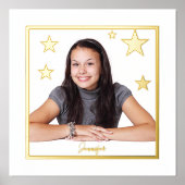 U bent een Poster Ster Folie Accent Print (Voorkant)