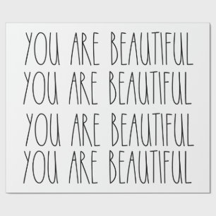 U bent een prachtig, door Rae Dunn geïnspireerd om Cadeaupapier