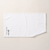 U bent een prachtige Inspirerend witte doekset Bad Handdoek (Handdoek)