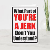 U bent een Schok Kaart (Voorkant)