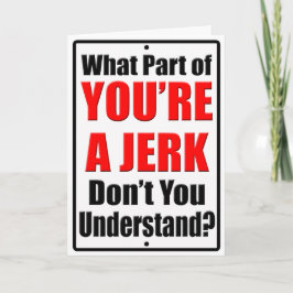 U bent een Schok Kaart