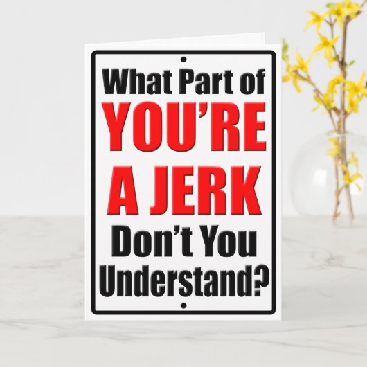 U bent een Schok Kaart (Gele Bloem)