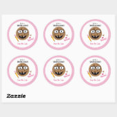 U bent een Smart Cookie Cute Kinder Classroom Lera Ronde Sticker (Vel)