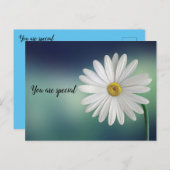 u bent een speciaal briefkaart (Voorkant / Achterkant)