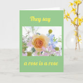 U BENT EEN SPECIAAL ROOS - ONS JUBILEUM KAART (Gele Bloem)