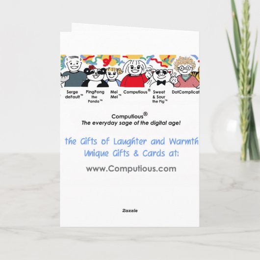 "U BENT EEN STER IN UW EIGEN LEVEN" KAART (Achterkant)