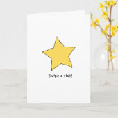 U bent een Ster Kaart (Gele Bloem)