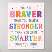 U bent een sterker slimmer Poster voor slimmere kl (Voorkant)