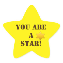 U bent een Sticker van de Aanmoediging STAR