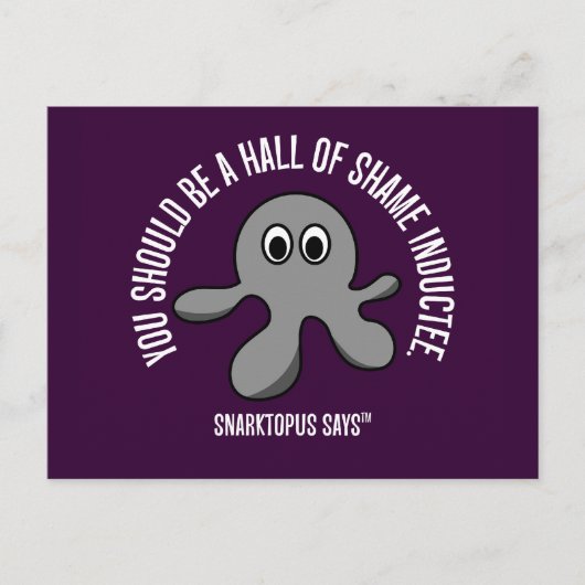 U bent een teleurstelling voor iedereen die u ontm briefkaart (Voorkant)