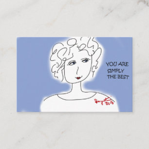 U BENT EENVOUDIG DE BESTE - ENCOURAGE-KAART VISITEKAARTJE