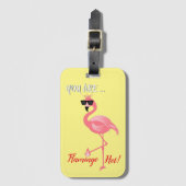 U bent Flamingo Hot Thunder_Cove Bagagelabel (Voorkant (verticaal))