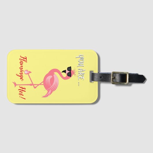 U bent Flamingo Hot Thunder_Cove Bagagelabel (Voorkant (horizontaal))