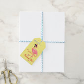 U bent Flamingo Hot Thunder_Cove Cadeaulabel (Met Touw)