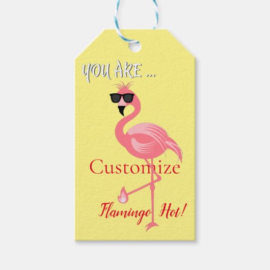 U bent Flamingo Hot Thunder_Cove Cadeaulabel (Voorkant)