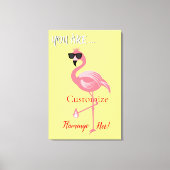 U bent Flamingo Hot Thunder_Cove Canvas Afdruk (Voorkant)