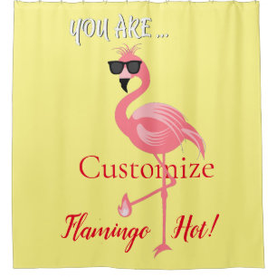 U bent Flamingo Hot Thunder_Cove Douchegordijn
