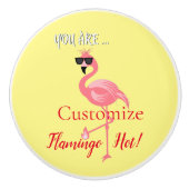 U bent Flamingo Hot Thunder_Cove Keramische Knop (Voorkant)