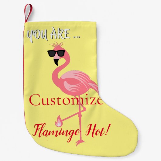 U bent Flamingo Hot Thunder_Cove Kleine Kerstsok (Voorkant)